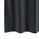 Mørklægningsgardiner 2 pcs Mørkegrå 140 x 245 cm Fløjl