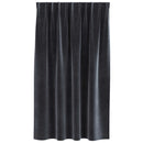 Mørklægningsgardiner 2 pcs Mørkegrå 140 x 140 cm Fløjl