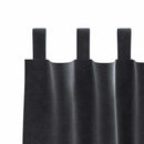 Mørklægningsgardiner 2 pcs Mørkegrå 140 x 140 cm Fløjl