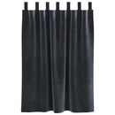 Mørklægningsgardiner 2 pcs Mørkegrå 140 x 140 cm Fløjl