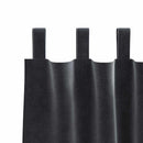 Mørklægningsgardiner 2 pcs Mørkegrå 140 x 260 cm Fløjl