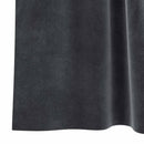 Mørklægningsgardiner 2 pcs Mørkegrå 140 x 260 cm Fløjl