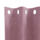 Mørklægningsgardiner 2 pcs Mørk pink 140 x 225 cm Fløjl