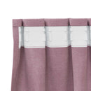 Mørklægningsgardiner 2 pcs Mørk pink 140 x 140 cm Fløjl