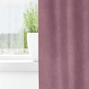 Mørklægningsgardiner 2 pcs Mørk pink 140 x 140 cm Fløjl
