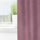 Mørklægningsgardiner 2 pcs Mørk pink 140 x 140 cm Fløjl