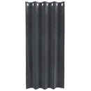 Mørklægningsgardiner 2 pcs Lysegrå 140 x 175 cm Fløjl