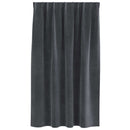 Mørklægningsgardiner 2 pcs Lysegrå 140 x 140 cm Fløjl