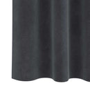 Mørklægningsgardiner 2 pcs Lysegrå 140 x 175 cm Fløjl