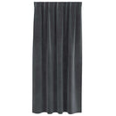 Mørklægningsgardiner 2 pcs Lysegrå 140 x 175 cm Fløjl