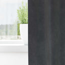 Mørklægningsgardiner 2 pcs Lysegrå 140 x 260 cm Fløjl