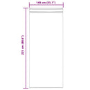 Mørklægningsgardiner 2 pcs Sennepsgul 140 x 225 cm Fløjl
