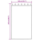 Mørklægningsgardiner 2 pcs Sennepsgul 140 x 245 cm Fløjl