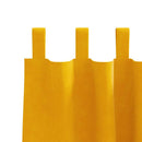Mørklægningsgardiner 2 pcs Sennepsgul 140 x 260 cm Fløjl