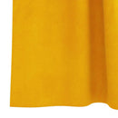 Mørklægningsgardiner 2 pcs Sennepsgul 140 x 260 cm Fløjl