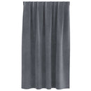Mørklægningsgardiner 2 pcs Lysegrå 140 x 140 cm Fløjl