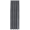 Mørklægningsgardiner 2 pcs Lysegrå 140 x 245 cm Fløjl