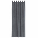 Mørklægningsgardiner 2 pcs Lysegrå 140 x 225 cm Fløjl