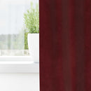 Mørklægningsgardiner 2 pcs Vinrød 140 x 245 cm Fløjl