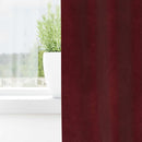 Mørklægningsgardiner 2 pcs Vinrød 140 x 140 cm Fløjl