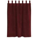 Mørklægningsgardiner 2 pcs Vinrød 140 x 140 cm Fløjl