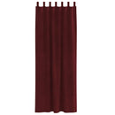 Mørklægningsgardiner 2 pcs Vinrød 140 x 245 cm Fløjl