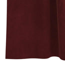 Mørklægningsgardiner 2 pcs Vinrød 140 x 260 cm Fløjl