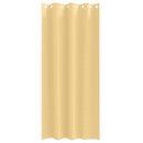 Mørklægningsgardiner med ringe 2 stk. Beige 225 x 140 cm