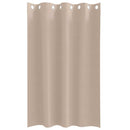 Mørklægningsgardiner med ringe 2 pcs Gråbrun 175 x 140 cm
