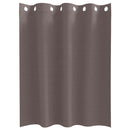 Mørklægningsgardiner med ringe 2 pcs Mørk Brun 140 x 140 cm