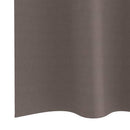 Mørklægningsgardiner med ringe 2 stk. Mørk Brun 175 x 140 cm