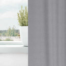 Mørklægningsgardiner med ringe 2 stk. Lysegrå 260 x 140 cm