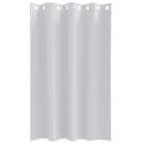 Mørklægningsgardiner med ringe 2 stk. Bleg Grå 175 x 140 cm