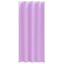Mørklægningsgardiner med ringe 2 stk. Lilla 225 x 140 cm