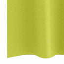 Mørklægningsgardiner med ringe 2 stk. Grøn 260 x 140 cm