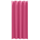 Mørklægningsgardiner med ringe 2 stk. Lys Pink 260 x 140 cm