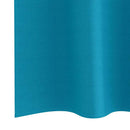 Mørklægningsgardiner med ringe 2 stk. Turkis 260 x 140 cm