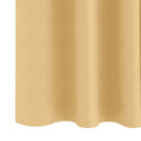 Mørklægningsgardiner med ringe 2 pcs Beige 175 x 140 cm