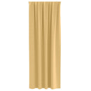 Mørklægningsgardiner med ringe 2 pcs Beige 260 x 140 cm