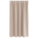 Mørklægningsgardiner med ringe 2 pcs Gråbrun 140 x 140 cm
