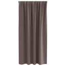 Mørklægningsgardiner med ringe 2 pcs Mørk Brun 175 x 140 cm