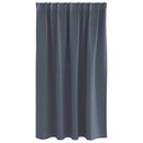 Mørklægningsgardiner med ringe 2 pcs Antracit 140 x 140 cm