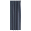 Mørklægningsgardiner med ringe 2 pcs Antracit 225 x 140 cm
