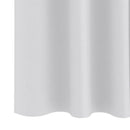 Mørklægningsgardiner med ringe 2 pcs Bleg Grå 140 x 140 cm