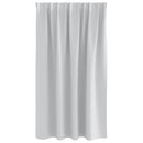 Mørklægningsgardiner med ringe 2 pcs Bleg Grå 140 x 140 cm