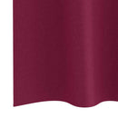 Mørklægningsgardiner med ringe 2 pcs Vinrød 245 x 140 cm