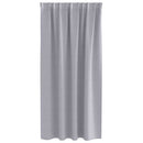 Mørklægningsgardiner med ringe 2 pcs Metal Grå 175 x 140 cm
