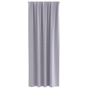 Mørklægningsgardiner med ringe 2 pcs Metal Grå 260 x 140 cm