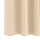 Mørklægningsgardiner med ringe 2 pcs Creme 260 x 140 cm