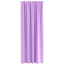 Mørklægningsgardiner med ringe 2 pcs Lilla 245 x 140 cm
